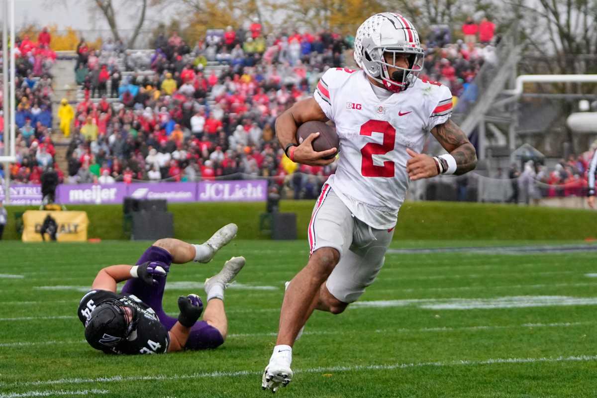 Ohio State wide receiver Emeka Egbuka